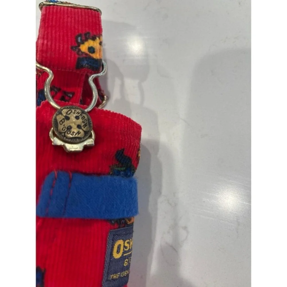VINTAGE Oshkosh Overalls Castles and knights Paper Tag‎ Great Condition